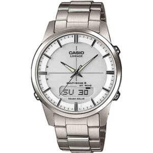 Casio WAVE CEPTOR Reloj Radiocontrolado y solar, Caja sólida