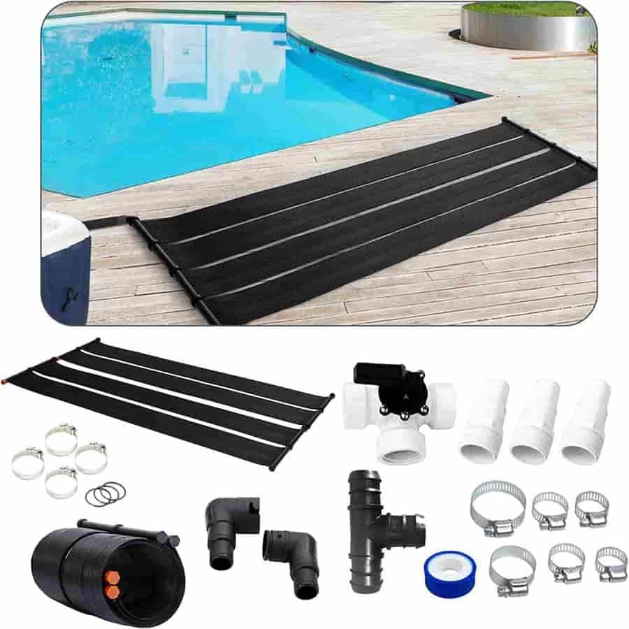 Calentadores de piscina solares: Calentador de Agua Solar colector Arebos 2X 