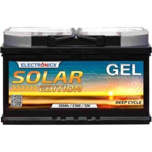 Batería Solar 12v 120Ah Gel Batería Electronicx