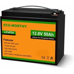 ECO-WORTHY 12V 50Ah Batería de Litio
