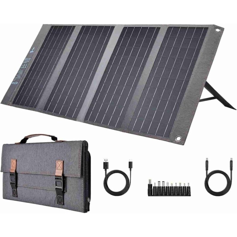 Foto de paneles solares plegables