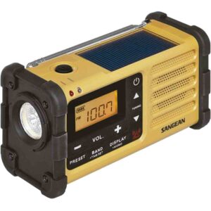 Sangean MMR-88 - Radio con Bateria Recargable, Amarillo