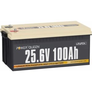 Power Queen Batería Litio 24V 100Ah