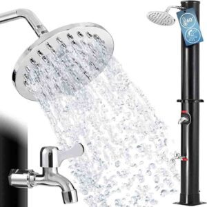 Monzana Ducha Solar para Piscina Jardín Agua Caliente 20L