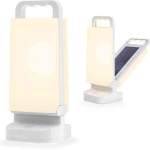 Lepwings Luz Solar de Camping, LED Lámpara Recargable