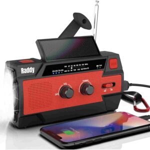 Raddy SW3 Radio de manivela 5000mAh Radio de Emergencia