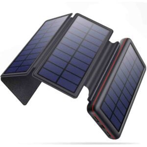 iPosible Cargador Solar 26800mAh Batería Externa Móvil