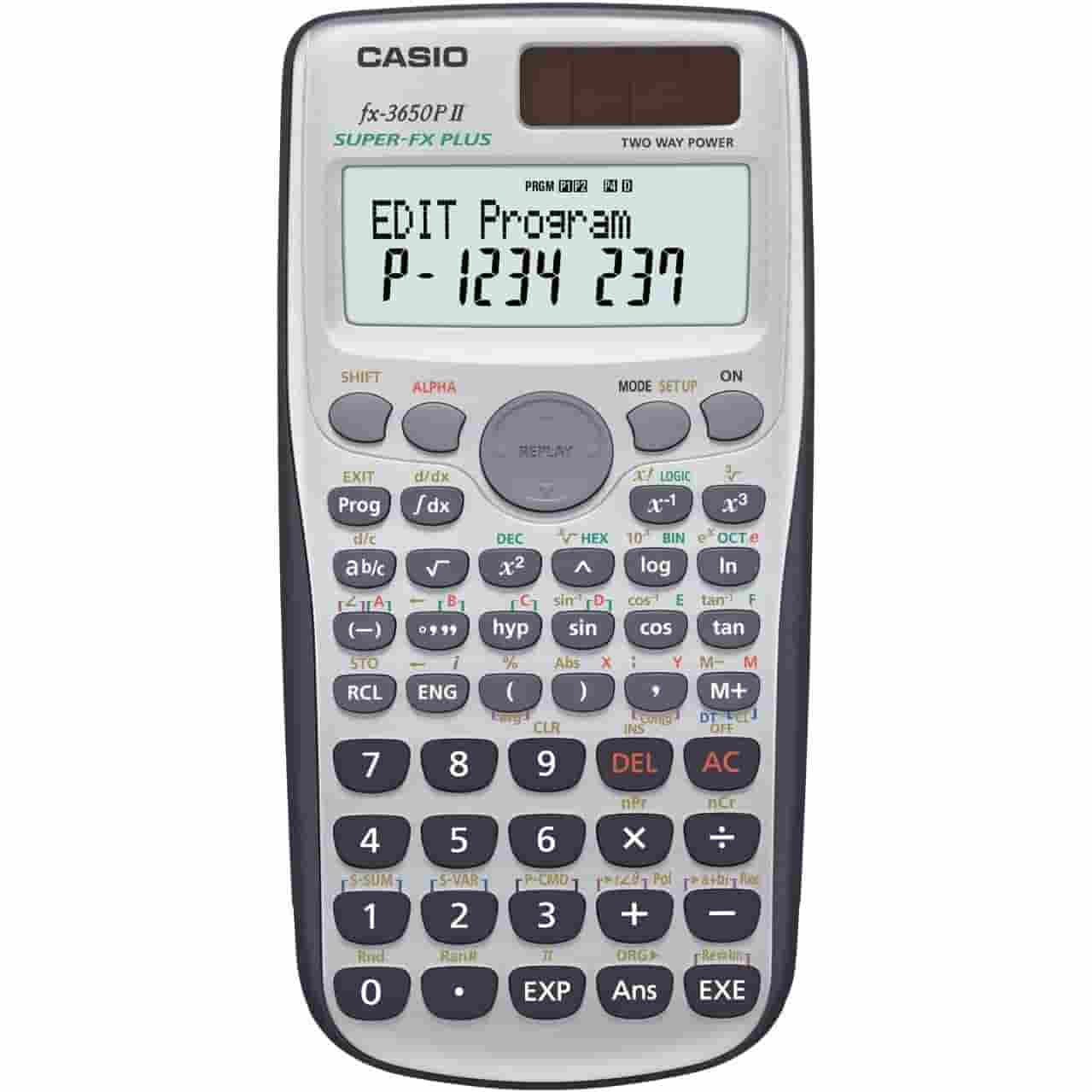 Foto de calculadora programable solar