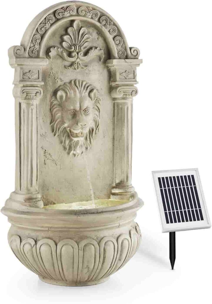 Fuente solar ornamental