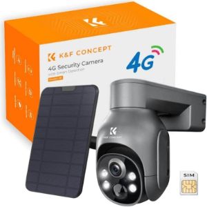 K&F Concept 3G 4G LTE Cámara Vigilancia Exterior Solar