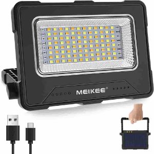 MEIKEE Foco Led Recargable 16 Modos Luz de Trabajo LED Carga USB Solar